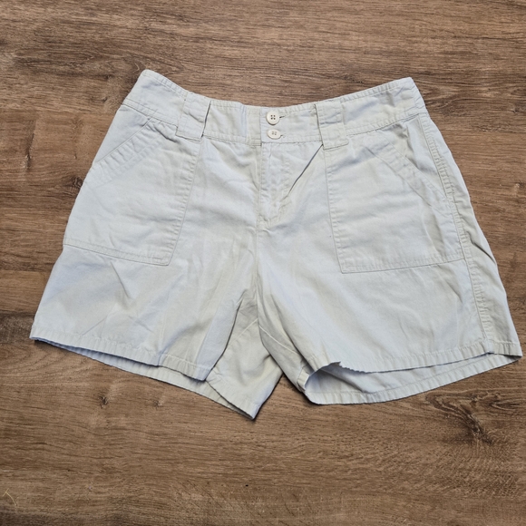 Allison Brittney Pants - Y2K Allison Brittney Light Tan Cargo Shorts Size 10 100% Cotton